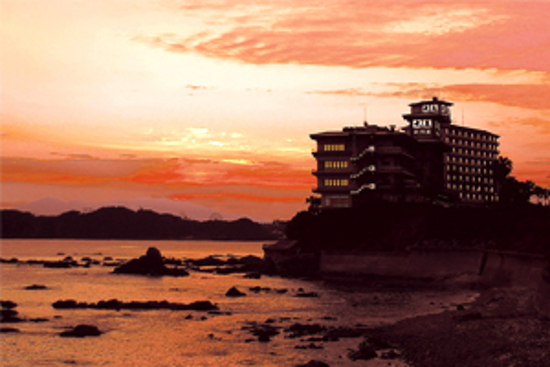 志布志湾大黒リゾートホテルの夕景